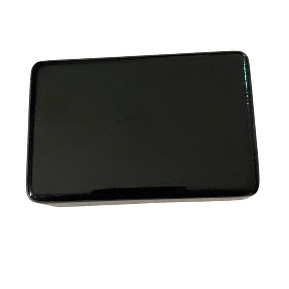 Vintage Hand-Painted Russian Lidded Lacquer Hinged Box with Troika Scene Signed - Picture 2 of 9